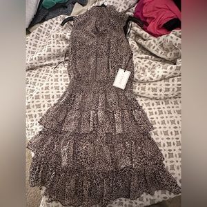 1. STATE Leopard dress